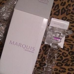 NEW Marquis by Waterford CRYSTAL CANDLESTICK NIB